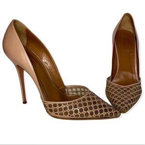 AQUAZZURA 'D'ORSAY' STUDDED PUMPS